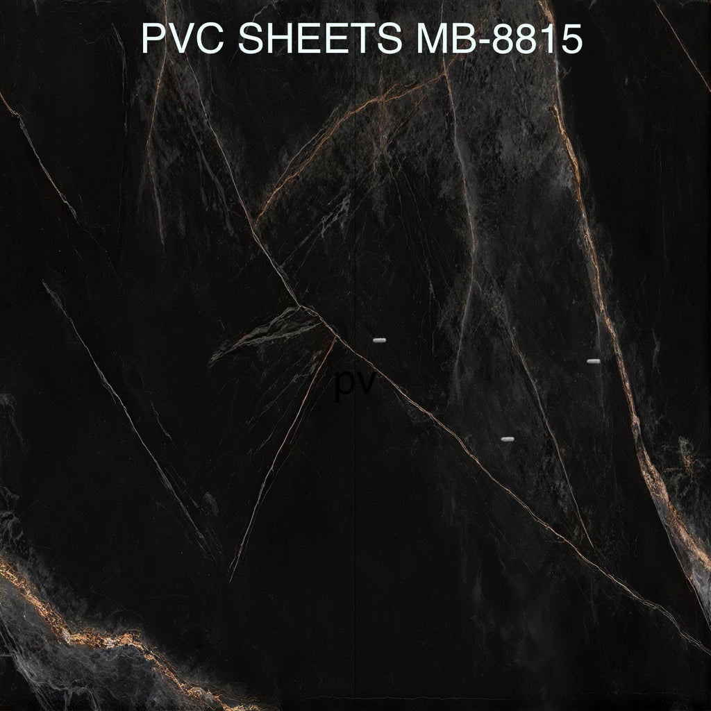 PVC Marble Sheets 3D Printed Wall Panels (1Pc)