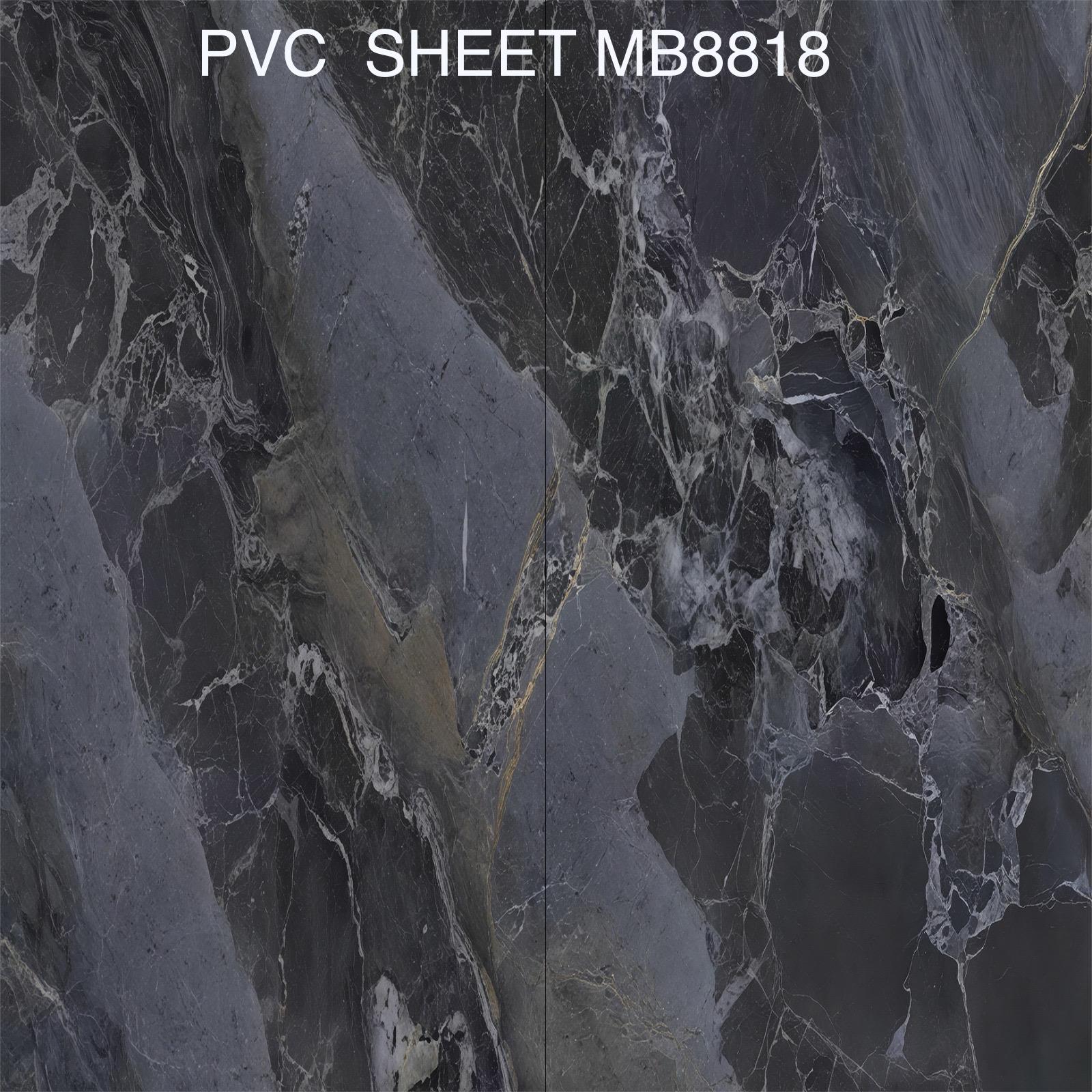PVC Marble Sheets 3D Printed Wall Panels (1Pc)