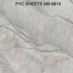 PVC Marble Sheets 3D Printed Wall Panels (1Pc)