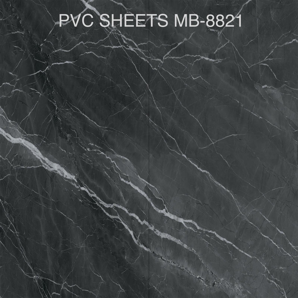 PVC Marble Sheets 3D Printed Wall Panels (1Pc)