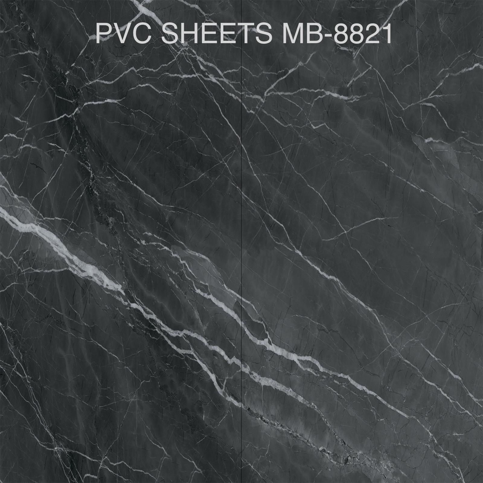 PVC Marble Sheets 3D Printed Wall Panels (1Pc)