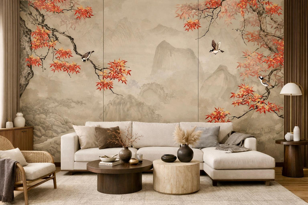 Luxury Leather Art PVC Wall Sheet Decorative Wall Panel ( 1 Complete Design of 2pc )