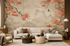 Luxury Leather Art PVC Wall Sheet Decorative Wall Panel ( 1 Complete Design of 2pc )
