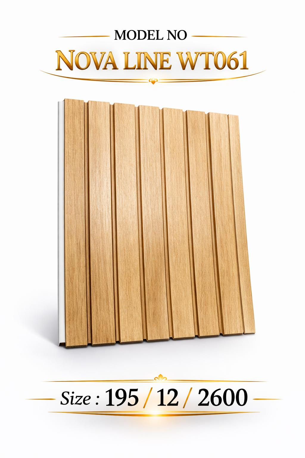 WPC Nova Line Decorative Wall Panel (1 Pc)