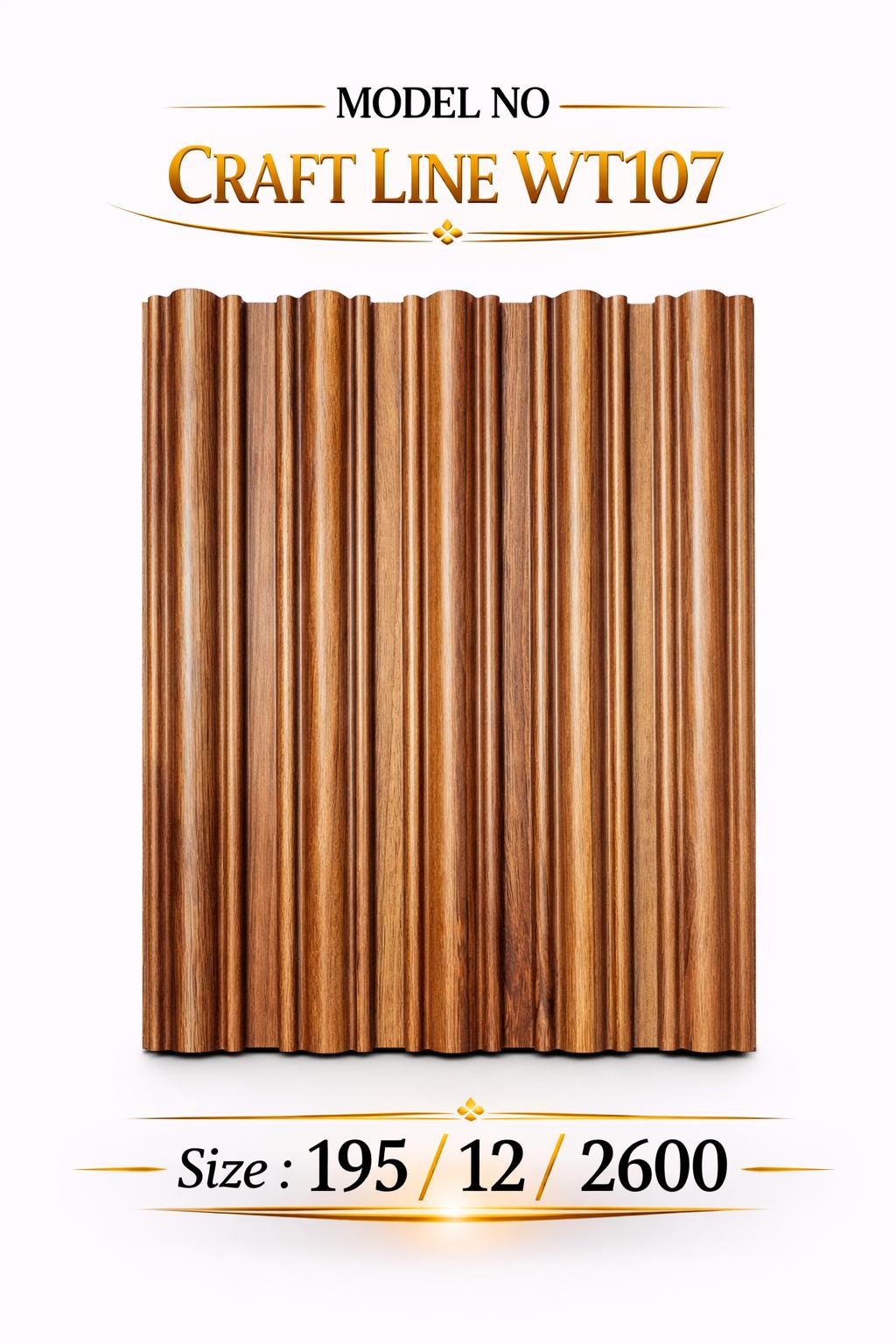 WPC Craft Line Decorative Wall Panel (1 Pc)