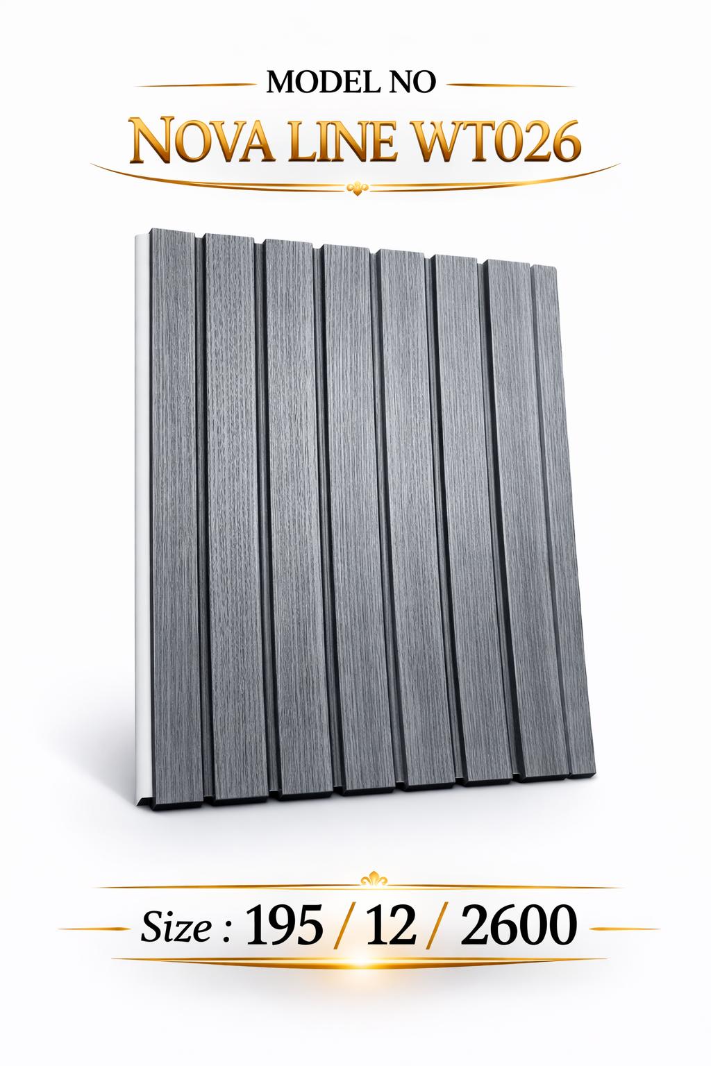 WPC Nova Line Decorative Wall Panel (1 Pc)