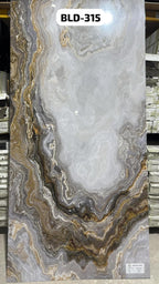 PVC Marble Sheets 3D Printed Wall Panels (1Pc)