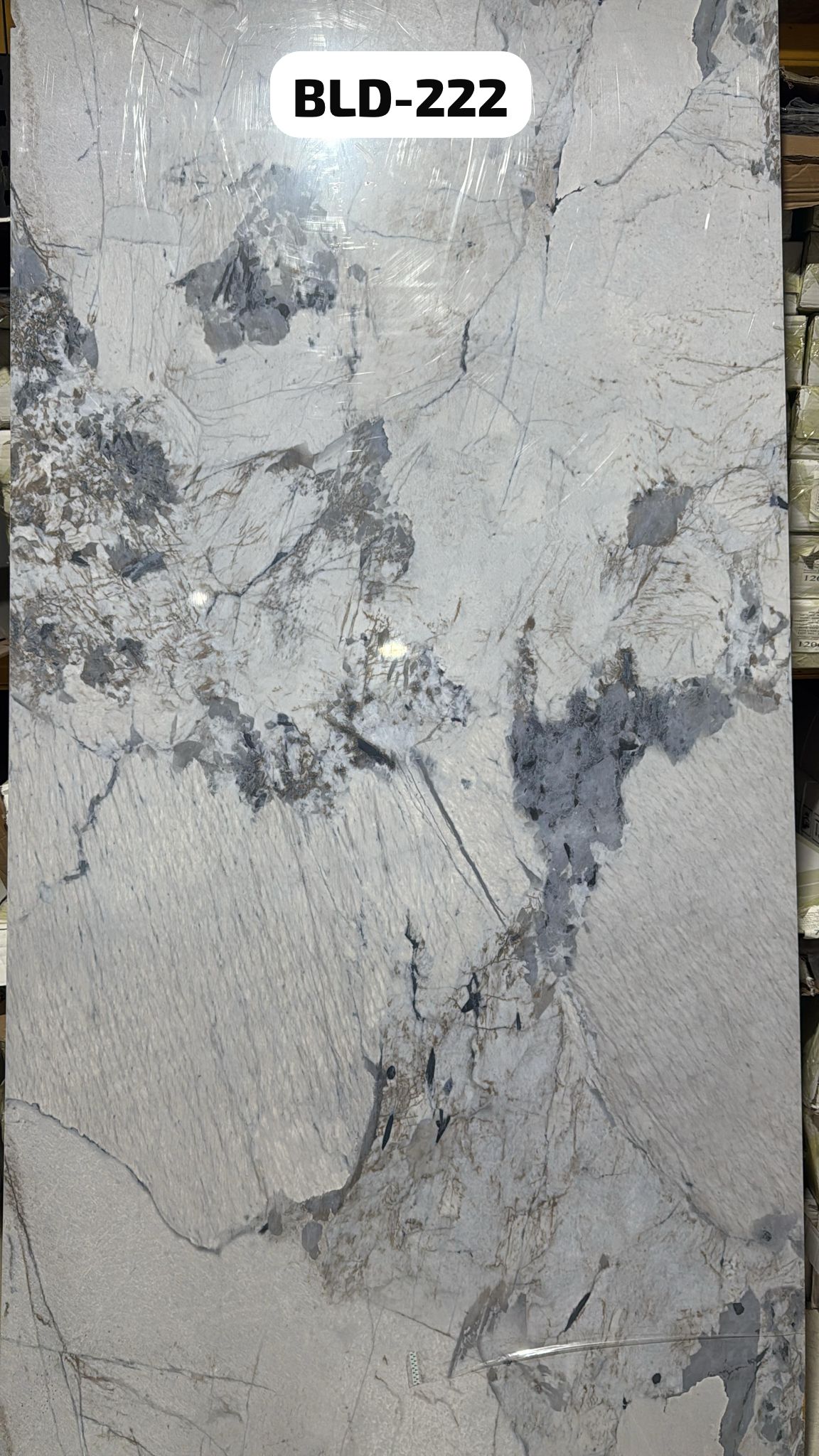 PVC Marble Sheets 3D Printed Wall Panels (1Pc)