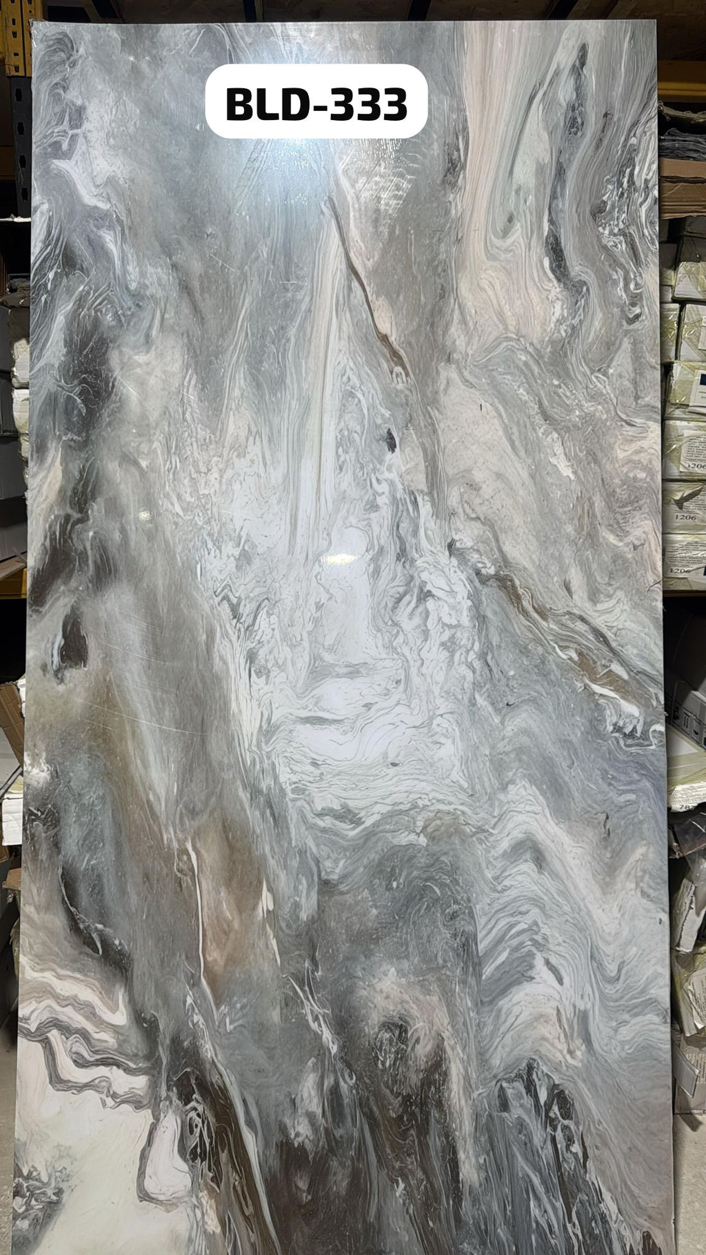PVC Marble Sheets 3D Printed Wall Panels (1Pc)