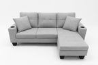 SOFIA COMPACT CORNER SOFA WITH CUPHOLDER