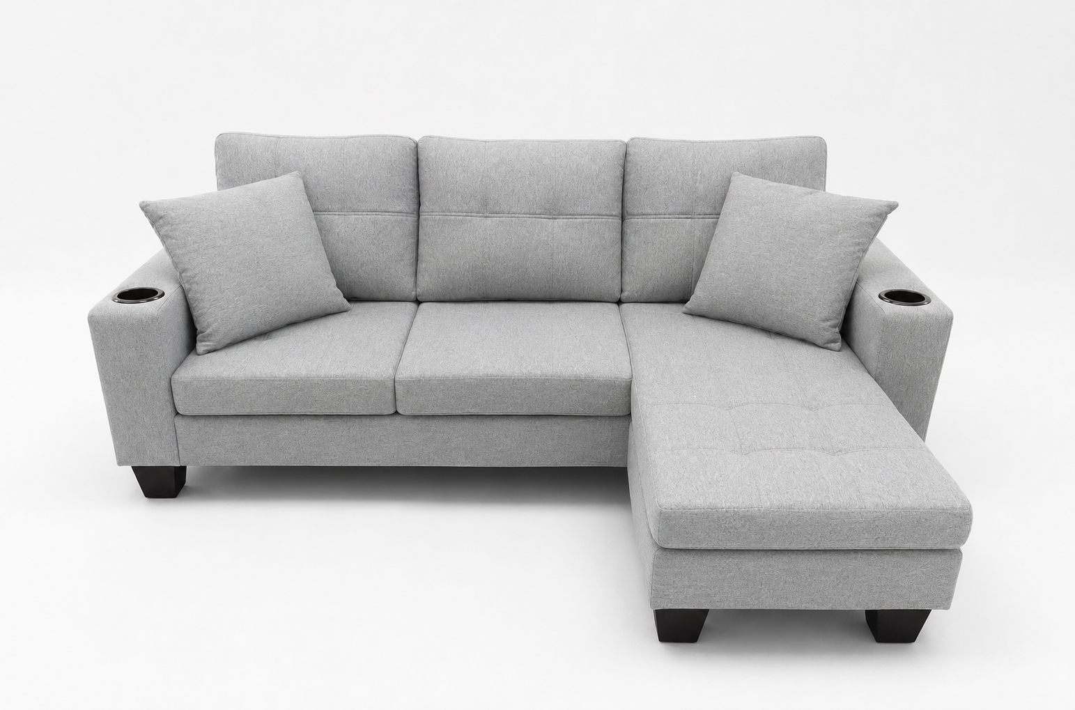 SOFIA CORNER SOFA WITH CUPHOLDER