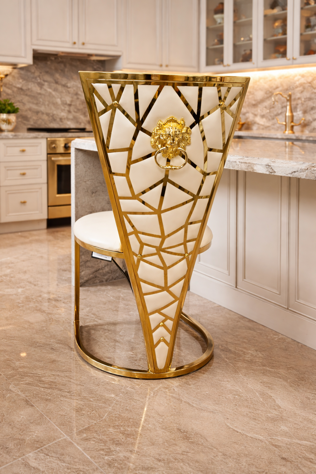 DRAGON DINING CHAIRS WITH KNOCKER BACK