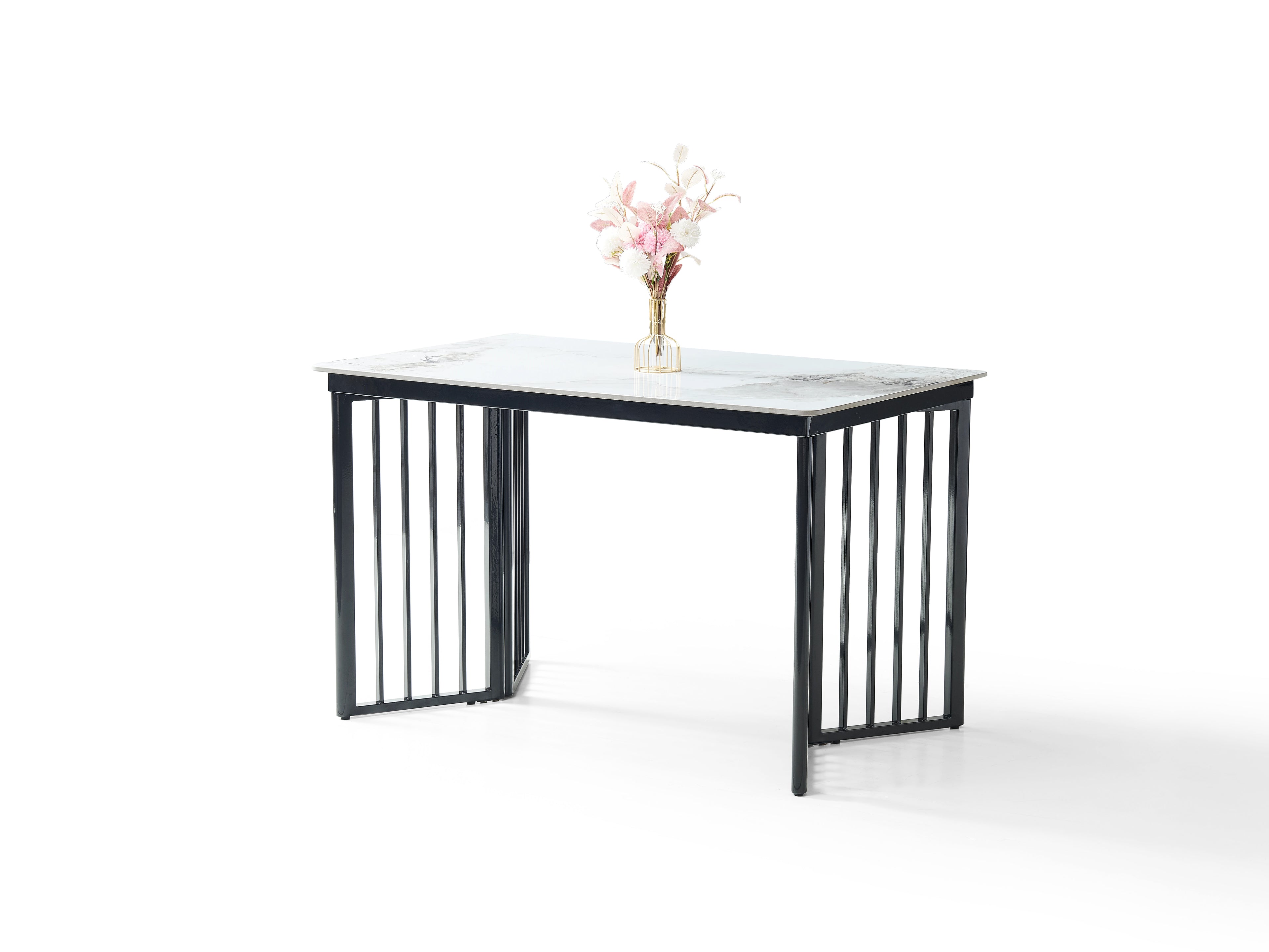 Jimmy Modern Stone Top Marble-Effect  | Fixed - Non Extending