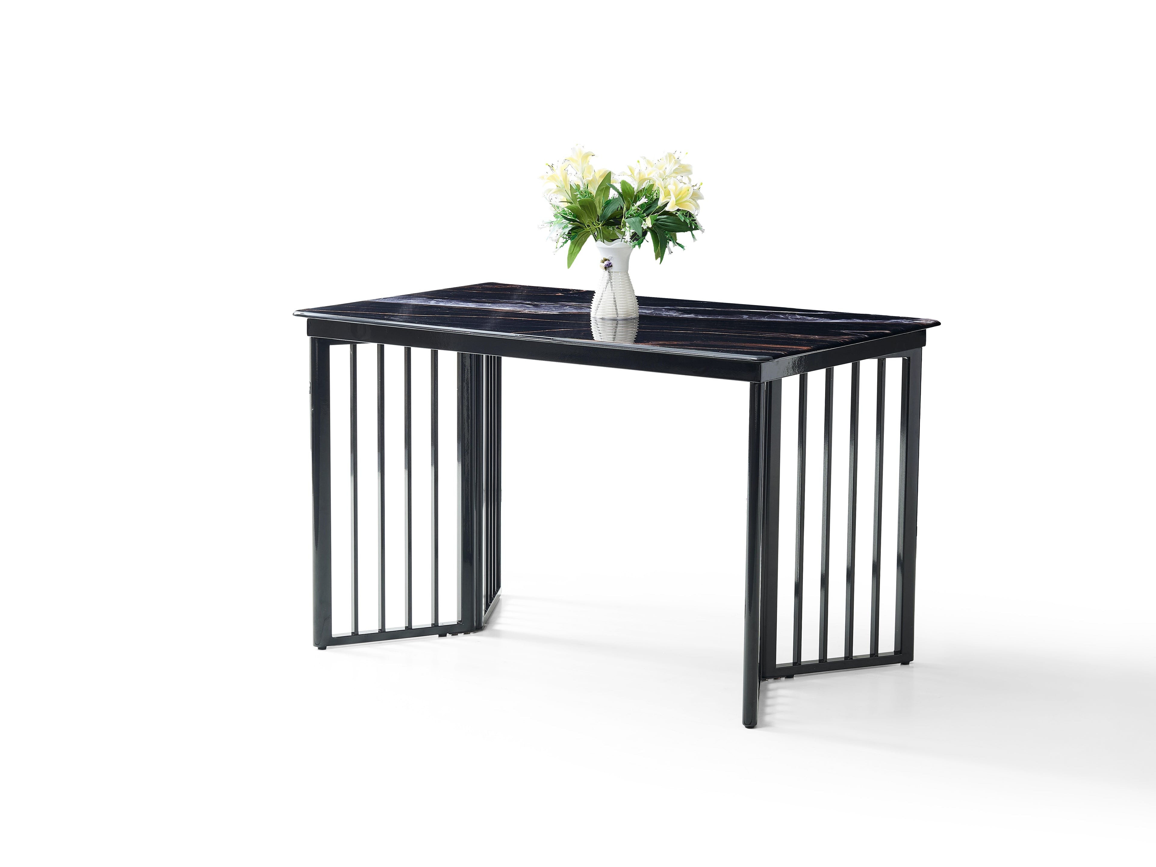 Jimmy Modern Stone Top Marble-Effect  | Fixed - Non Extending