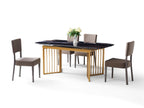 Jimmy Modern Stone Top Marble-Effect  | Fixed - Non Extending