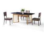 Jimmy Modern Stone Top Marble-Effect  | Extending