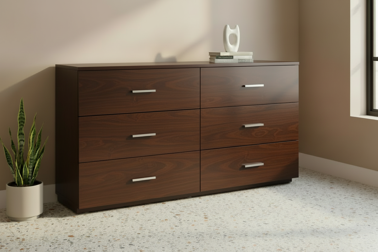 Hugo Chest (3+3) Drawer &  Bedside ( 3 Drawer )