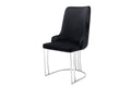Bruno Faux Leather/Velvet Dining chairs Foam Padded With Optional Gold or Silver Frame Matching legs