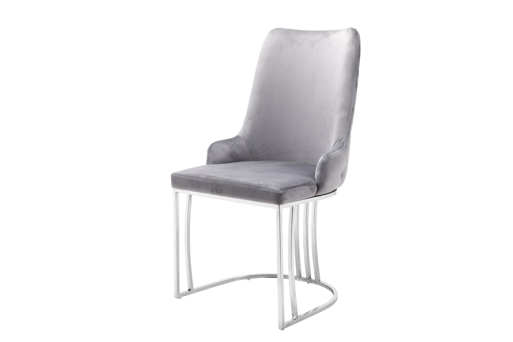Bruno Faux Leather/Velvet Dining chairs Foam Padded With Optional Gold or Silver Frame Matching legs