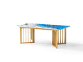 Jimmy Coffee Table - Modern Stone Top  | Contemporary Living Room Centre Table