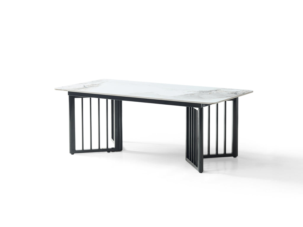 Jimmy Coffee Table - Modern Stone Top  | Contemporary Living Room Centre Table